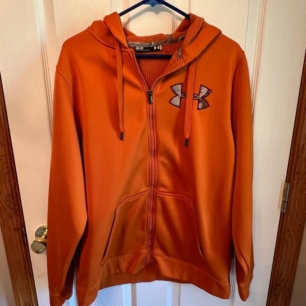 Men’s or Women’s Under Armor Orange Hoodie